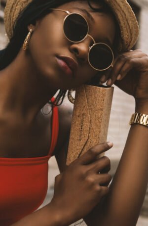 BIME DESIGN Gold-plated sunglasses